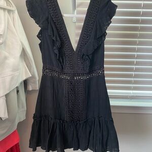 Elegant Black Lace Dress Francesca’s